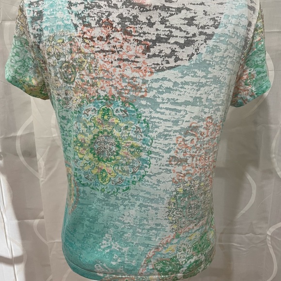 Hearts of Palm Blouse, Size Large P - Picture 3 of 6